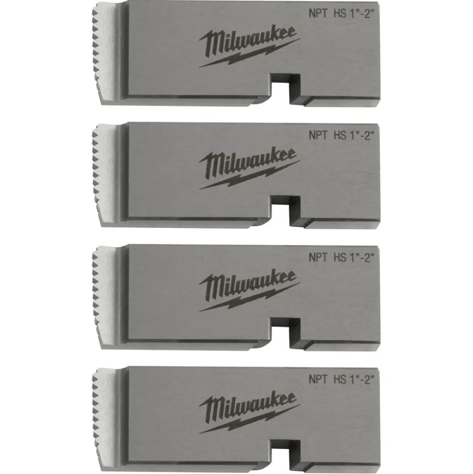 Milwaukee Milwaukee 1"-2" HIGH SPEED NPT Universal Pipe Threading Dies 48-36-1204