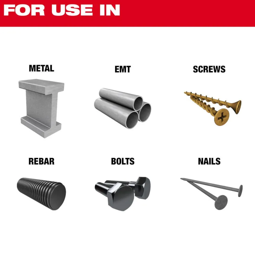 Milwaukee NITRUS CARBIDE Extreme Materials Universal Fit OPEN-LOK Multi-Tool Blade 10PK 49-25-1579