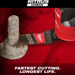 Milwaukee NITRUS CARBIDE Extreme Metal Universal Fit OPEN-LOK Multi-Tool Blade 1PK 49-25-1561