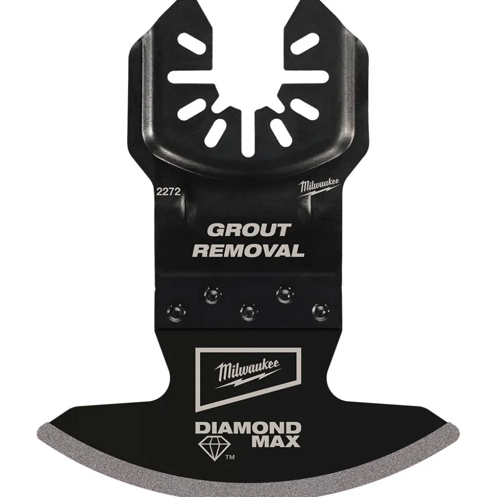 Milwaukee OPEN-LOK DIAMOND MAX Diamond Grit Grout Removal Multi-Tool Blade 5PK 49-25-2275
