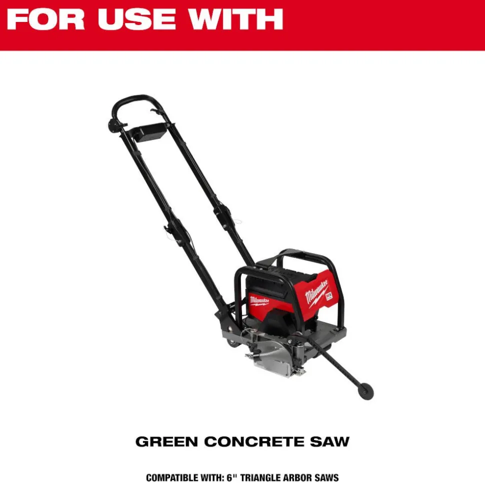 Milwaukee Red 6" x .100" Diamond Blade for Green Concrete (Medium-Hard) 49-93-7263