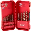 Milwaukee RED HELIX Cobalt Drill Bit Set - 23 Piece 48-89-2338