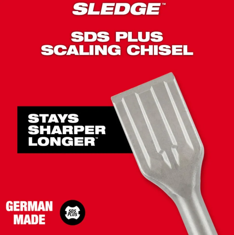 Milwaukee SDS PLUS SLEDGE 1-1/2" Scaling Chisel 48-62-6056