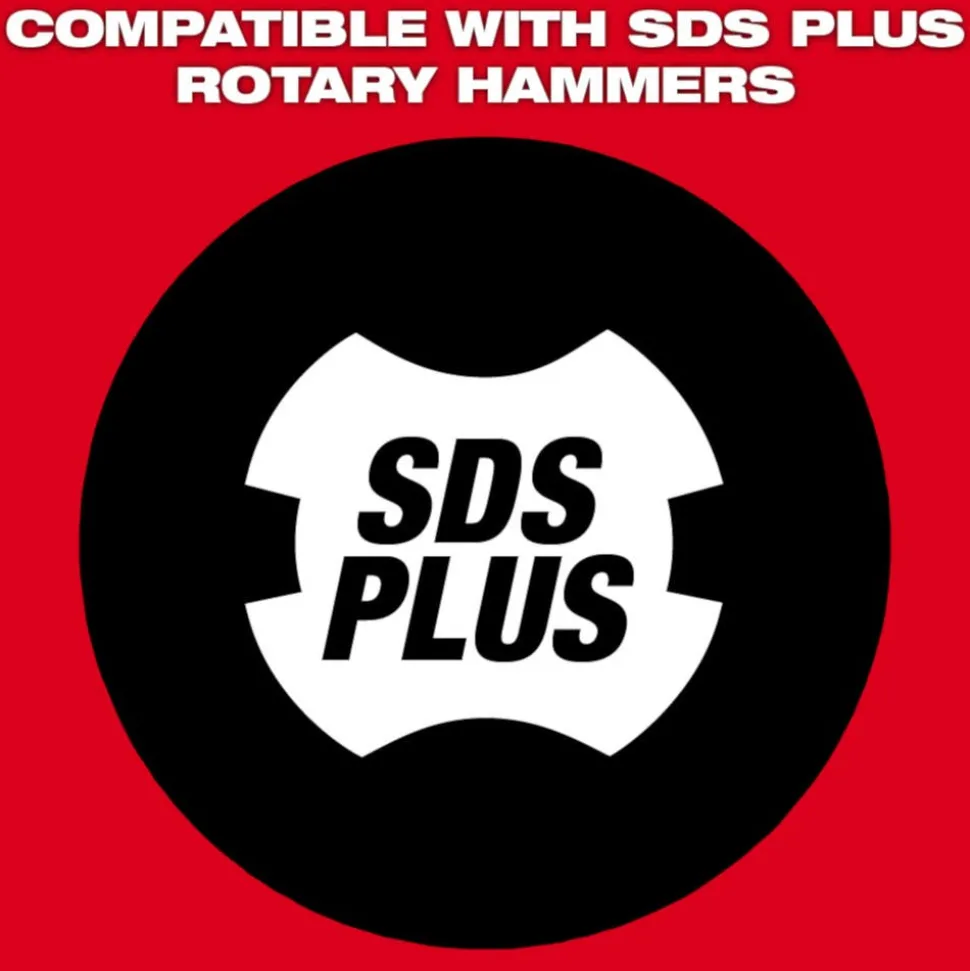 Milwaukee SDS PLUS SLEDGE 3/4" X 10" Flat Chisel 48-62-6052