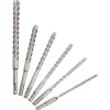 Milwaukee SDS-Plus MX4 4-Cutter Rotary Hammer Drill Bits - 6pc Kit 48-20-7499