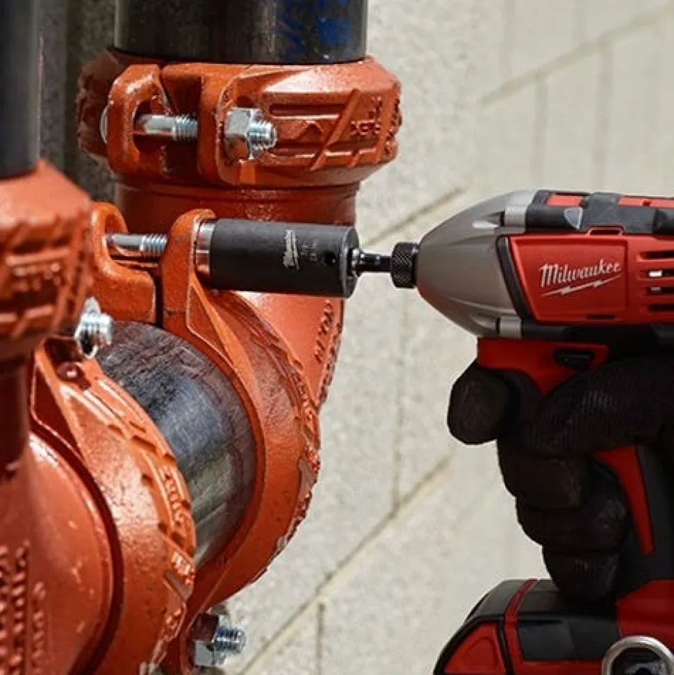 Milwaukee SHOCKWAVE 1/4 Hex Socket Adapter Set 1/4"; 3/8"; 1/2" (3 PC) 48-32-5033