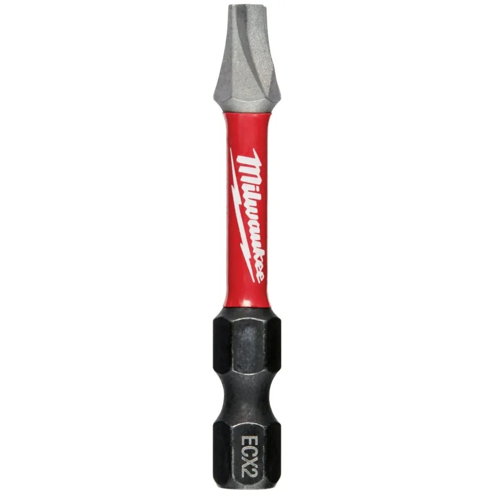 Milwaukee SHOCKWAVE 2" Impact ECX #2 Power Bits 25 Pack 48-32-4145