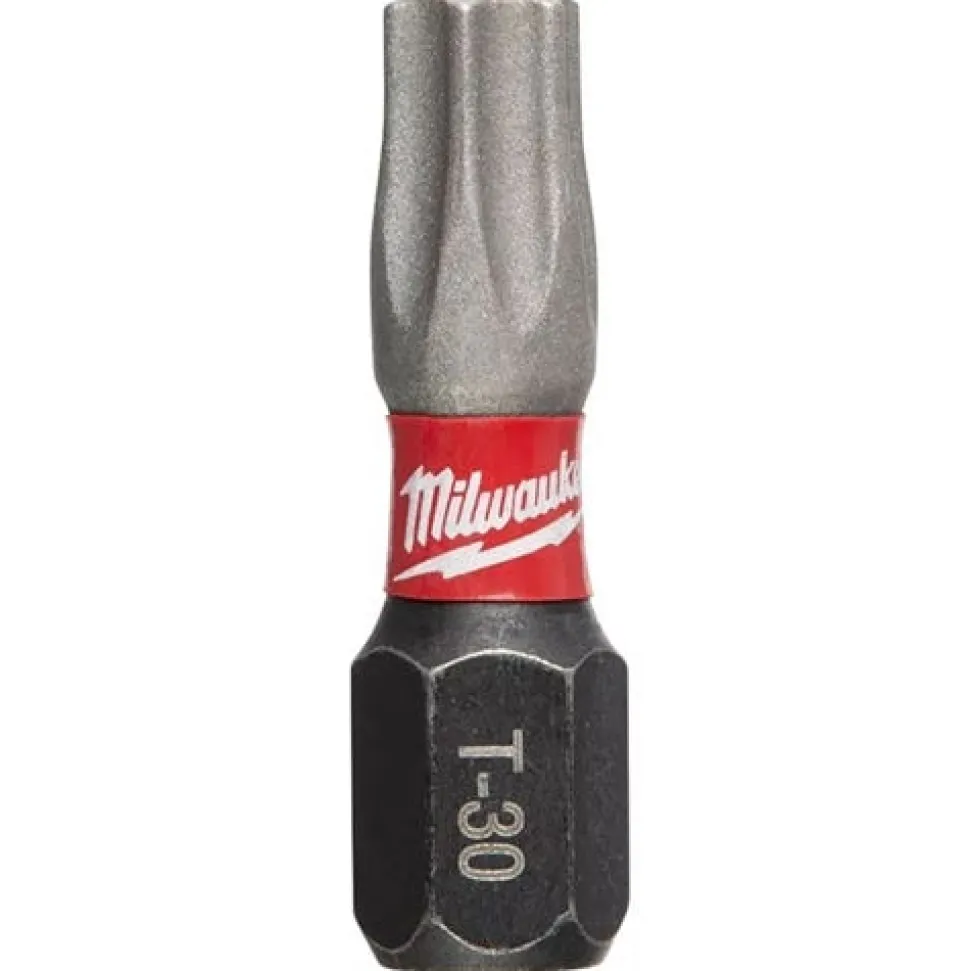 Milwaukee Shockwave 1" Impact Torx T30 Bit (2 Pack) 48-32-4437
