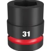 Milwaukee Shockwave Impact Duty 1" Drive 31mm Standard 6 Point Socket 49-66-6596