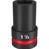 Milwaukee Shockwave Impact Duty 1" Drive 1-1/8" Deep 6 Point Socket 49-66-6506