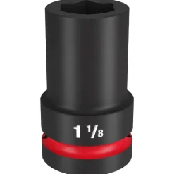 Milwaukee Shockwave Impact Duty 1" Drive 1-1/8" Deep 6 Point Socket 49-66-6506