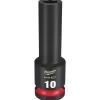 Milwaukee Shockwave Impact Duty 1/2" Drive 10mm Deep 6 Point Socket 49-66-6271