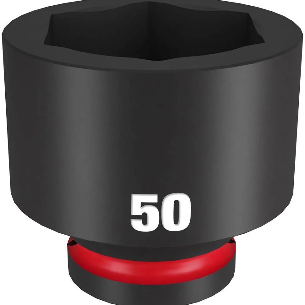 Milwaukee Shockwave Impact Duty 3/4" Drive 50mm Standard 6 Point Socket 49-66-6388