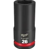 Milwaukee Shockwave Impact Duty 3/4" Drive 26mm Deep 6 Point Socket 49-66-6401