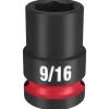 Milwaukee Shockwave Impact Duty 1/2" Drive 9/16" Standard 6 Point Socket 49-66-6203