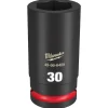Milwaukee Shockwave Impact Duty 3/4" Drive 30mm Deep 6 Point Socket 49-66-6405
