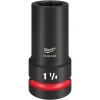 Milwaukee SHOCKWAVE Impact Duty 1" Drive 1-1/4" Thin Wall Extra Deep 6 Point Socket 49-66-7844