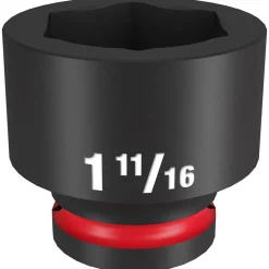 Milwaukee Shockwave Impact Duty 3/4" Drive 1-11/16" Standard 6 Point Socket 49-66-6318