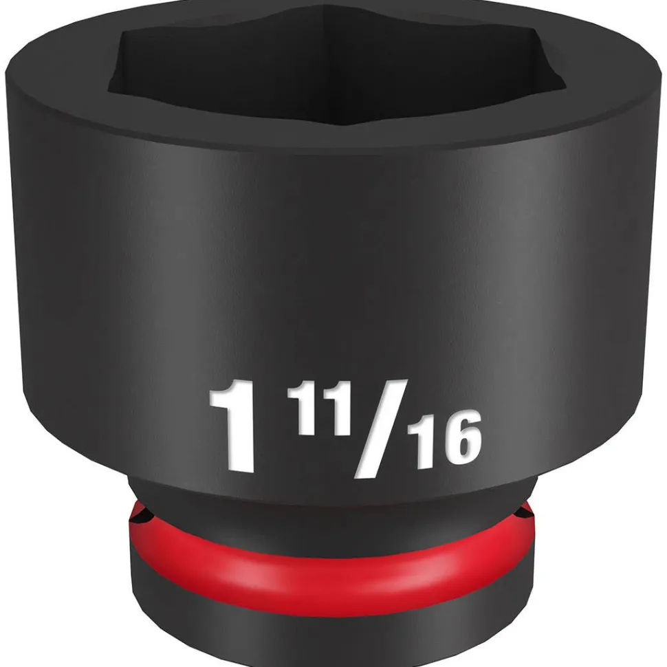 Milwaukee Shockwave Impact Duty 3/4" Drive 1-11/16" Standard 6 Point Socket 49-66-6318