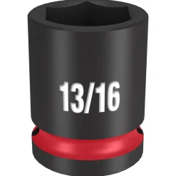 Milwaukee Shockwave Impact Duty 1/2" Drive 13/16" Standard 6 Point Socket 49-66-6207
