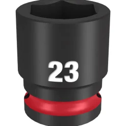 Milwaukee Shockwave Impact Duty 1/2" Drive 23mm Standard 6 Point Socket 49-66-6255