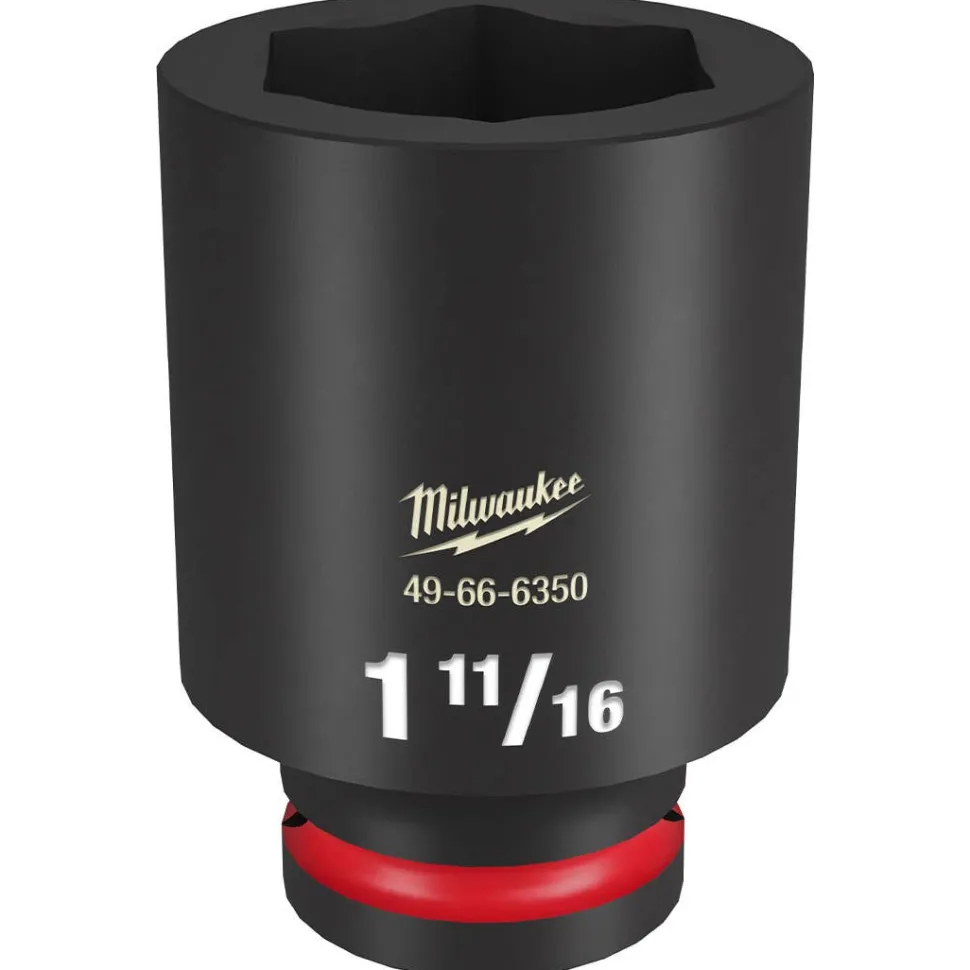 Milwaukee Shockwave Impact Duty 3/4" Drive 1-11/16" Deep 6 Point Socket 49-66-6350
