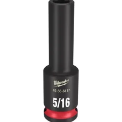 Milwaukee Shockwave Impact Duty 3/8'' Drive 5/16" Deep 6 Point Socket 49-66-6117
