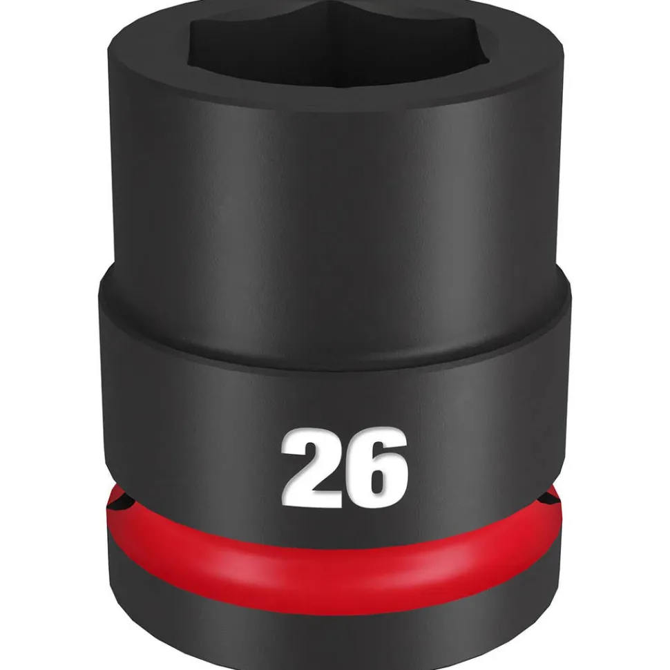 Milwaukee Shockwave Impact Duty 3/4" Drive 26mm Standard 6 Point Socket 49-66-6364
