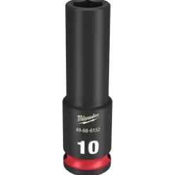 Milwaukee Shockwave Impact Duty 3/8'' Drive 10mm Deep 6 Point Socket 49-66-6152