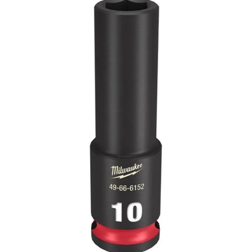 Milwaukee Shockwave Impact Duty 3/8'' Drive 10mm Deep 6 Point Socket 49-66-6152