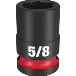 Milwaukee Shockwave Impact Duty 1/2" Drive 5/8" Standard 6 Point Socket 49-66-6204