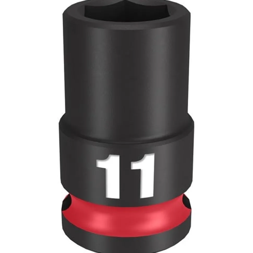Milwaukee Shockwave Impact Duty 3/8'' Drive 11mm Standard 6 Point Socket 49-66-6135
