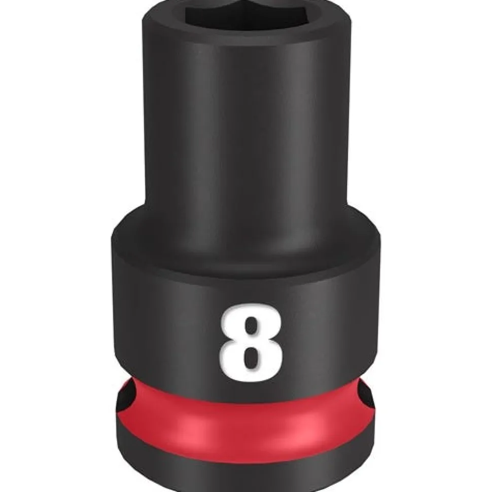 Milwaukee Shockwave Impact Duty 3/8'' Drive 8mm Standard 6 Point Socket 49-66-6132