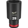 Milwaukee Shockwave Impact Duty 1/2" Drive 29mm Deep 6 Point Socket 49-66-6290