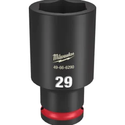 Milwaukee Shockwave Impact Duty 1/2" Drive 29mm Deep 6 Point Socket 49-66-6290