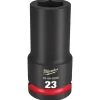 Milwaukee Shockwave Impact Duty 3/4" Drive 23mm Deep 6 Point Socket 49-66-6398