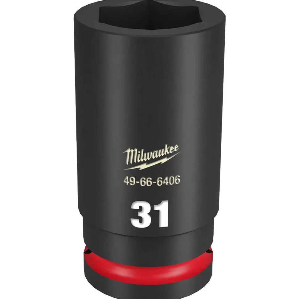 Milwaukee Shockwave Impact Duty 3/4" Drive 31mm Deep 6 Point Socket 49-66-6406