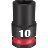 Milwaukee Shockwave Impact Duty 3/8'' Drive 10mm Standard 6 Point Socket 49-66-6134