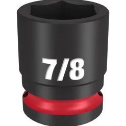 Milwaukee Shockwave Impact Duty 1/2" Drive 7/8" Standard 6 Point Socket 49-66-6208