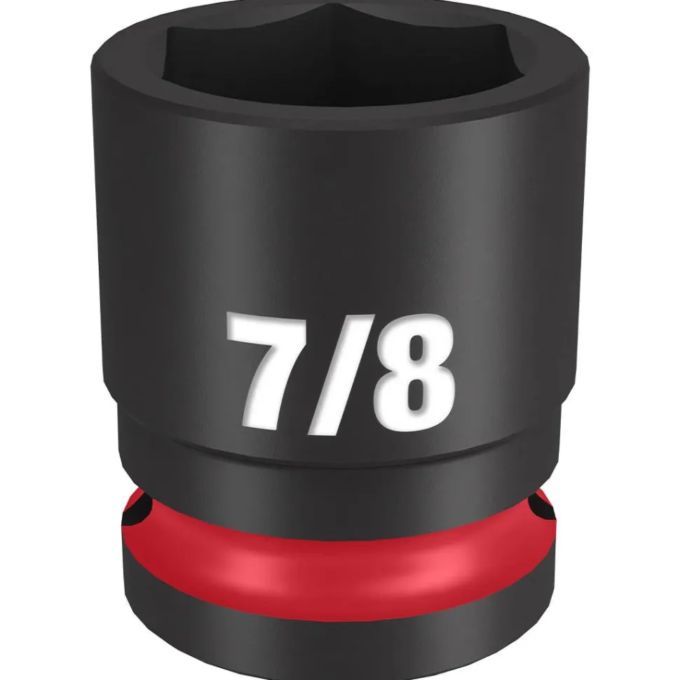 Milwaukee Shockwave Impact Duty 1/2" Drive 7/8" Standard 6 Point Socket 49-66-6208