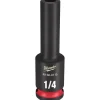 Milwaukee Shockwave Impact Duty 3/8'' Drive 1/4" Deep 6 Point Socket 49-66-6115