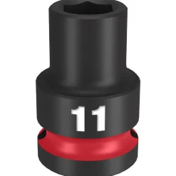 Milwaukee Shockwave Impact Duty 1/2" Drive 11mm Standard 6 Point Socket 49-66-6243