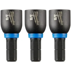 Milwaukee SHOCKWAVE Impact Duty 3/8" Insert Magnetic Nut Driver 3PK 49-66-4515