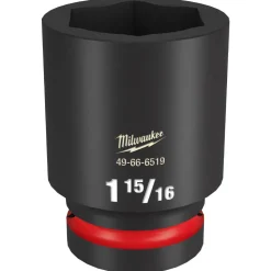 Milwaukee Shockwave Impact Duty 1" Drive 1-15/16" Deep 6 Point Socket 49-66-6519