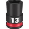 Milwaukee Shockwave Impact Duty 3/8'' Drive 13mm Standard 6 Point Socket 49-66-6137