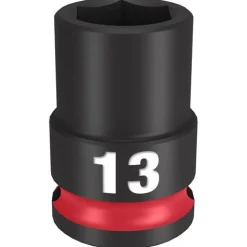 Milwaukee Shockwave Impact Duty 3/8'' Drive 13mm Standard 6 Point Socket 49-66-6137