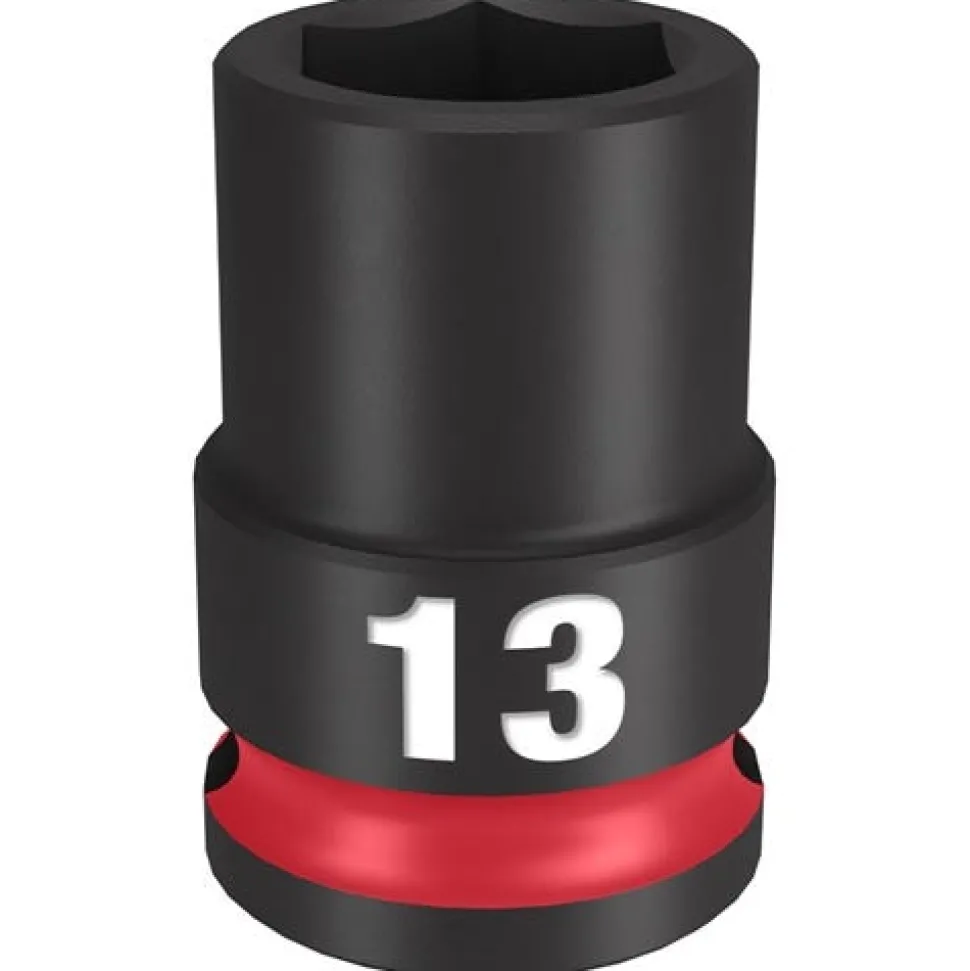 Milwaukee Shockwave Impact Duty 3/8'' Drive 13mm Standard 6 Point Socket 49-66-6137