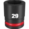 Milwaukee Shockwave Impact Duty 3/4" Drive 29mm Standard 6 Point Socket 49-66-6367