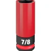 Milwaukee SHOCKWAVE Impact Duty 1/2" Drive 7/8" SAE Lug Nut Wheel Socket 49-66-7812