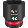 Milwaukee Shockwave Impact Duty 1" Drive 42mm Standard 6 Point Socket 49-66-6605